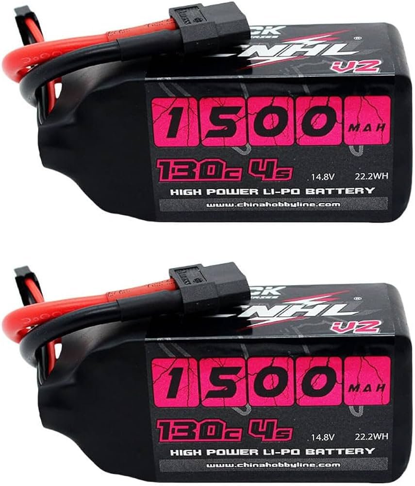 Bateria Lipo CNHL 1500mAh 130C 4S 14.8V Bateria Lipo CNHL 1500mAh 130C 4S 14.8V - Imagen 3