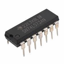 Circuito Integrado 74LS73 Doble Flip-Flop JK DIP-14 Circuito integrado 74LS73 con dos Flip-Flops JK de disparo por flanco negativo y encapsulado DIP-14 para aplicaciones de lógica secuencial.