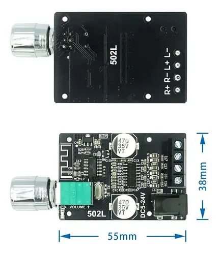 Amplificador de Audio ZK-502L BLUETOOTH Amplificador de Audio ZK-502L BLUETOOTH - Imagen 2
