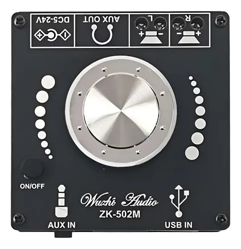 Amplificador de Audio Bluetooth ZK-502M amplificador-audio-bluetooth-zk-502m-100w-50w-50w