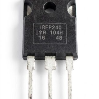 Transistor MOSFET IRFP240 de canal N, 200V y 20A en encapsulado TO-247AC.