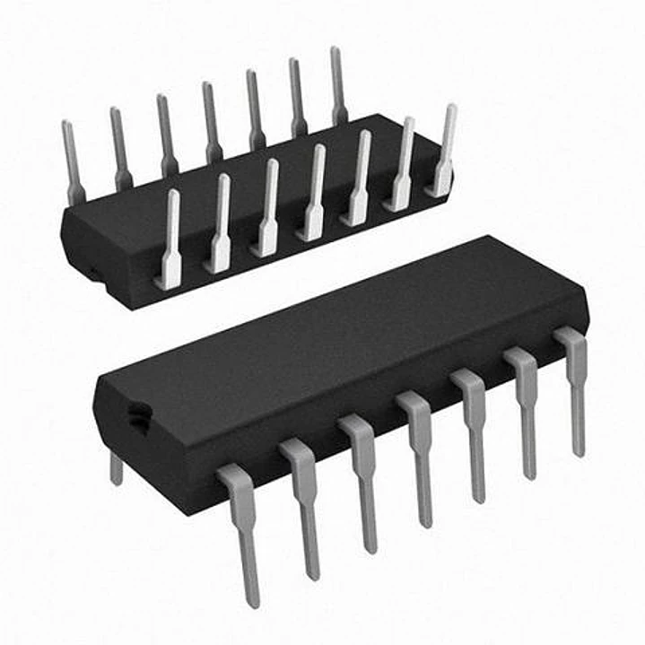 CD4070BM – Circuito Integrado CMOS XOR de 4 Compuertas de 2 Entradas Circuito integrado CD4070BM CMOS con cuatro compuertas XOR