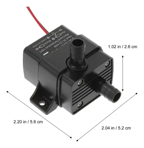 Mini Bomba de Agua Sumergible Brushless 12V 5W para Acuario y Fuentes Mini Bomba de Agua Sumergible Brushless 12V 5W para Acuario y Fuentes - Imagen 2