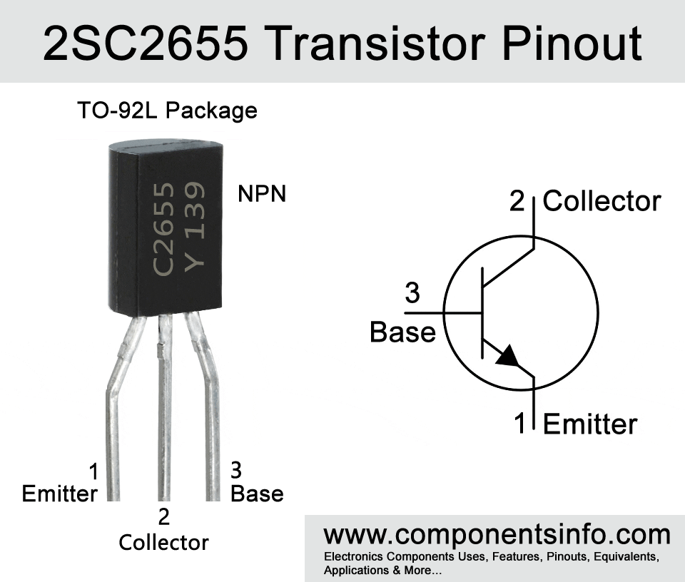Transistor 2SC2655L NPN 50 V 2 A Transistor 2SC2655L NPN 50 V 2 A - Imagen 3