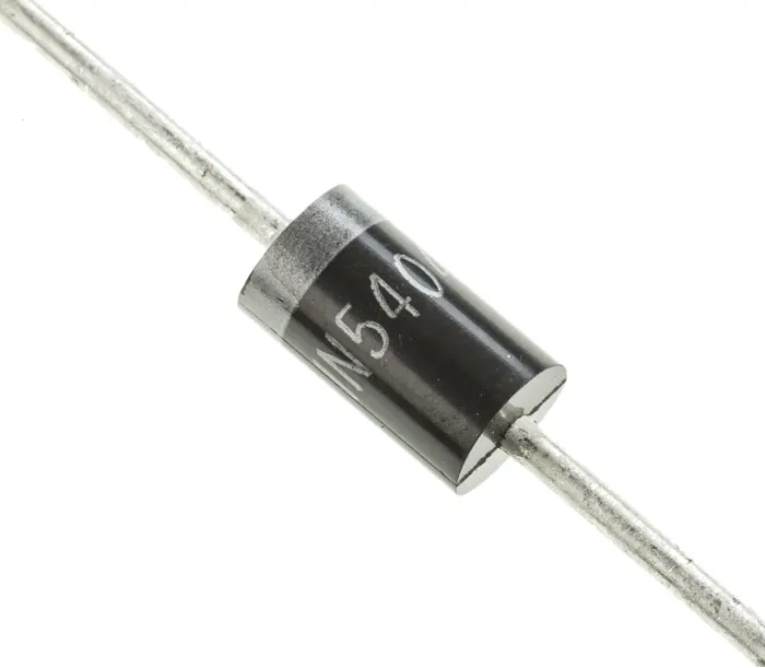 Diodo 1N5404 3A 400V – Rectificador de Potencia DO-201AD Diodo 1N5404 3A 400V – Rectificador de Potencia DO-201AD