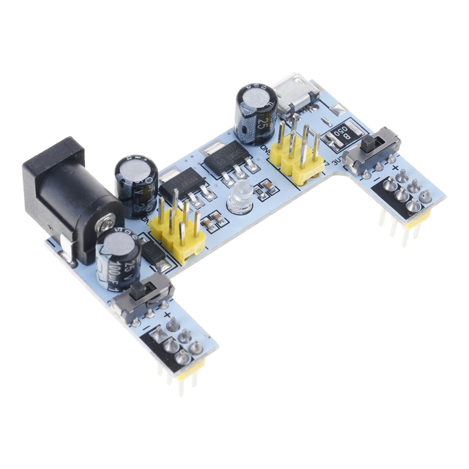 Módulo de Alimentación MB-102 3.3V 5V para Protoboard 400/830 Puntos Módulo de alimentación MB-102 3.3V 5V para protoboard