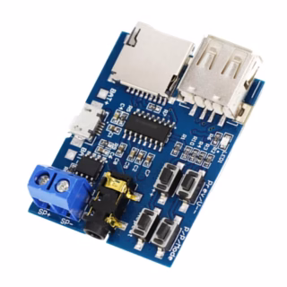 Módulo decodificador MP3 TF Card U Disk con amplificador de audio