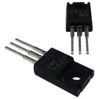 Transistor MOSFET 2SJ306 de canal P, 250 V y 3 A, encapsulado TO-220ML.