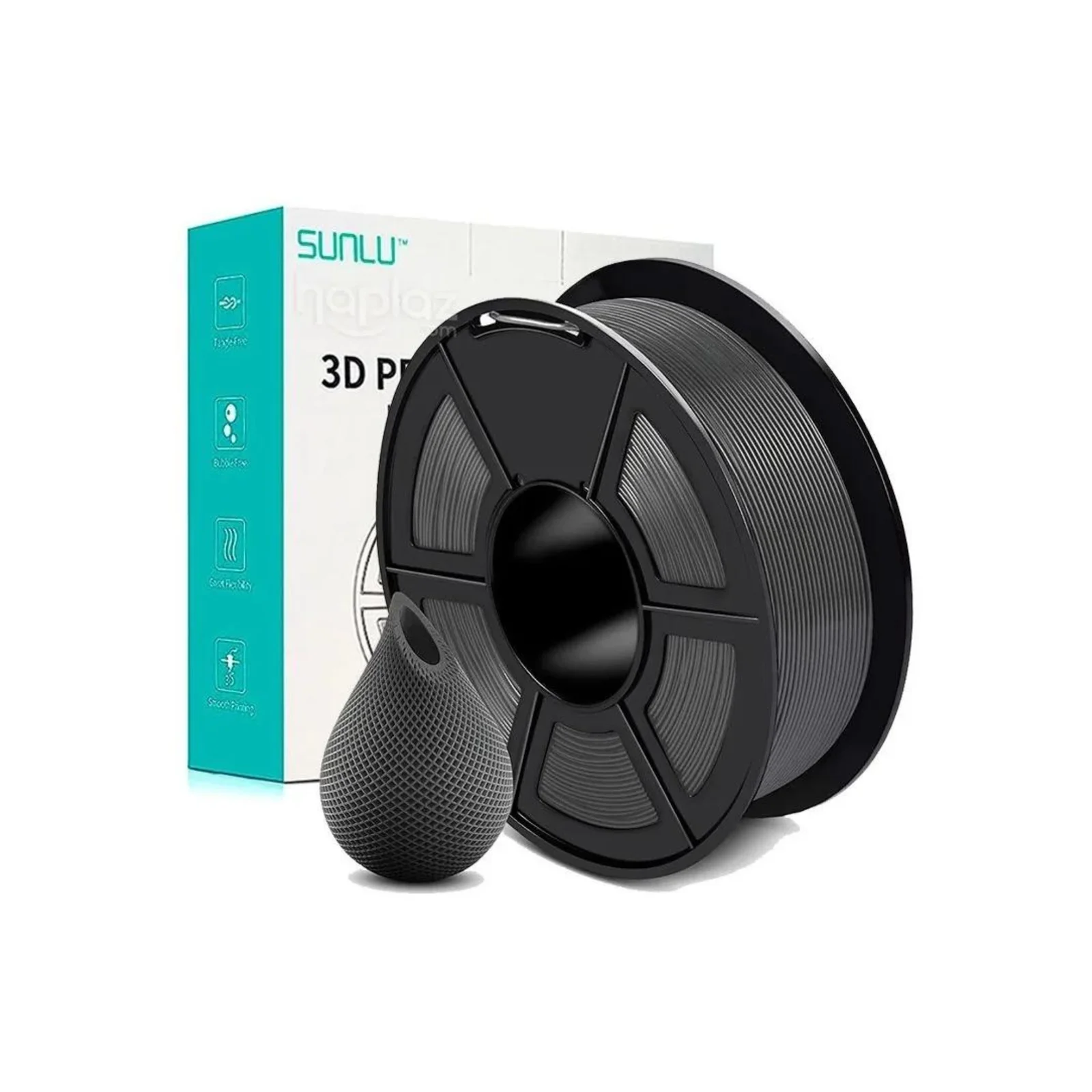 Filamento SUNLU PLA Negro 1.75 mm 1 kg Filamento SUNLU PLA Negro 1.75 mm 1 kg - Imagen 3